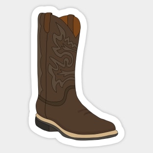 Rustic Boot Sticker